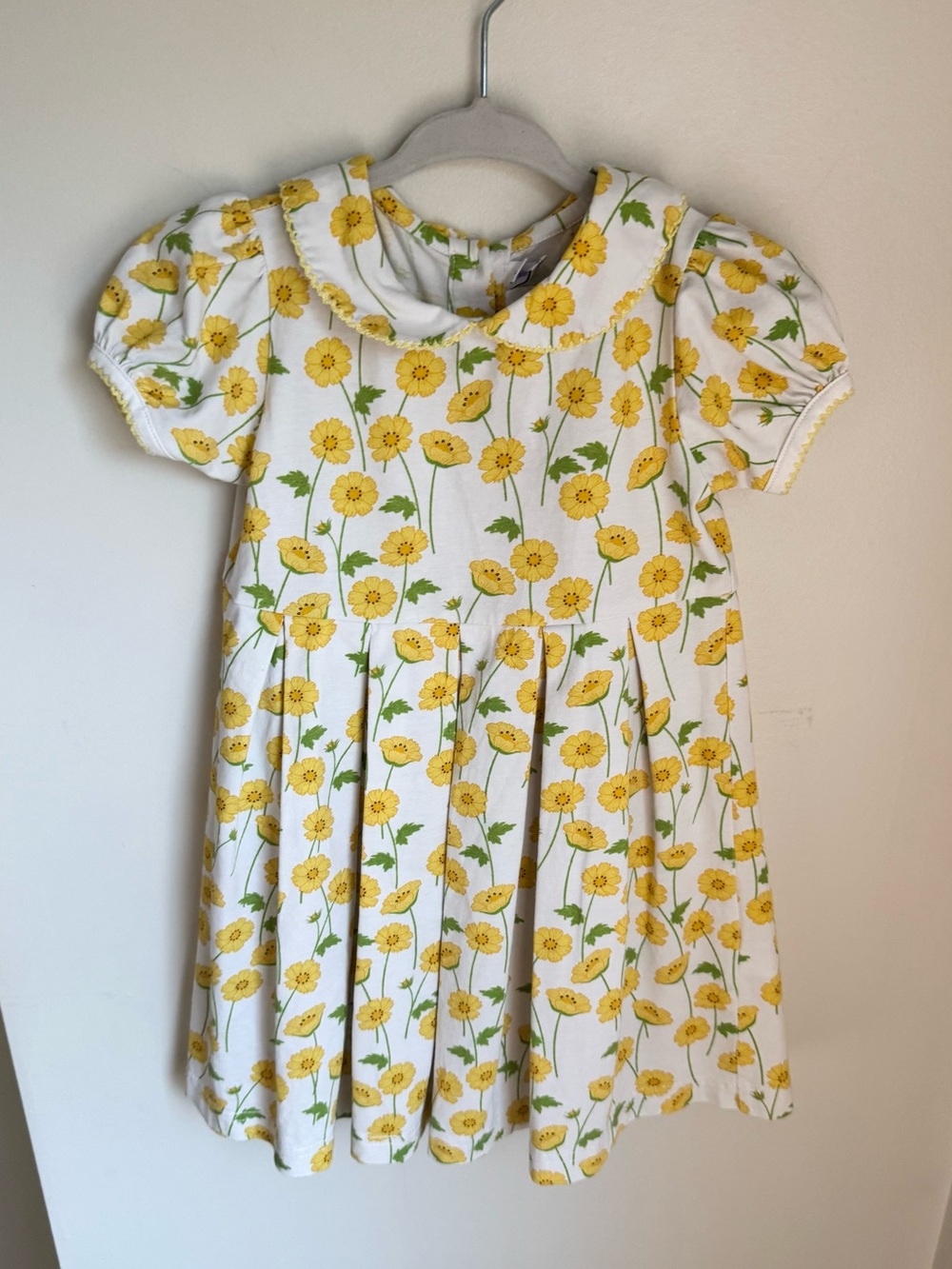 Rachel Riley Buttercup Print Girls Fit and Flare Dress Size 2T - Picture 3 of 9